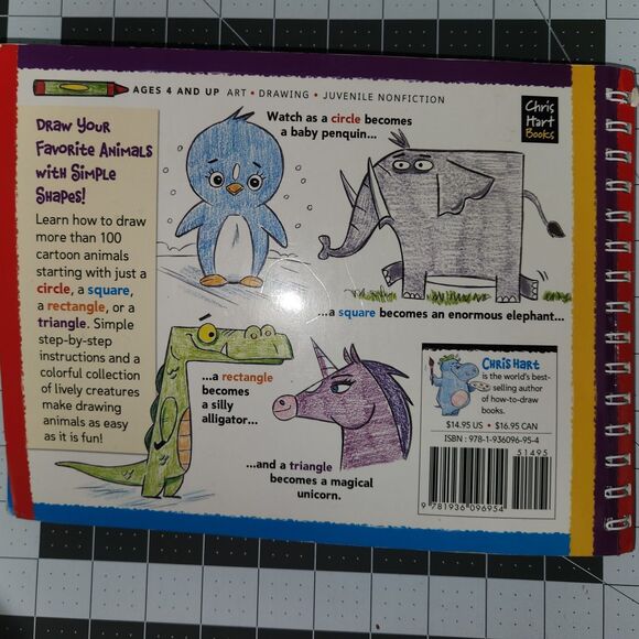 Christopher Hart Books for Kids-Drawing Cartoon from Shapes, Letters & Numbers - Picture 16 of 16